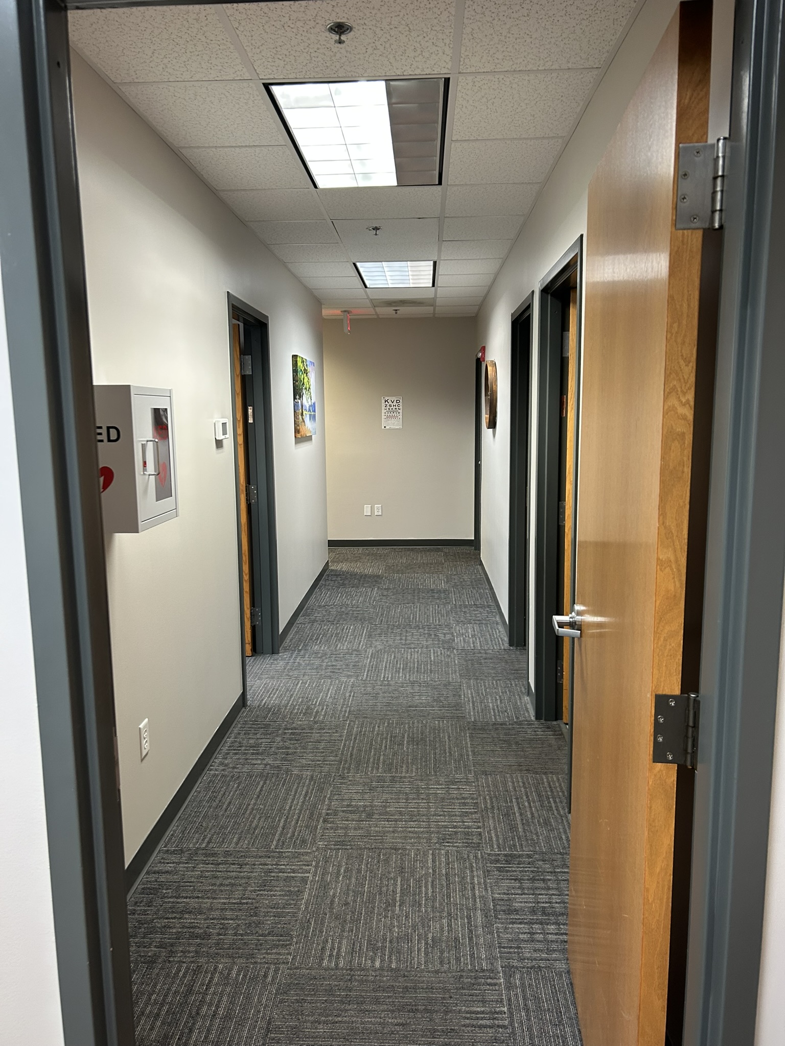 BrightMed Clinic hallway